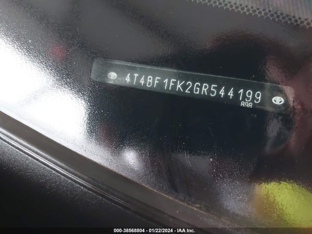 Toyota CAMRY LE 2016 4T4BF1FK2GR544199 Image 9