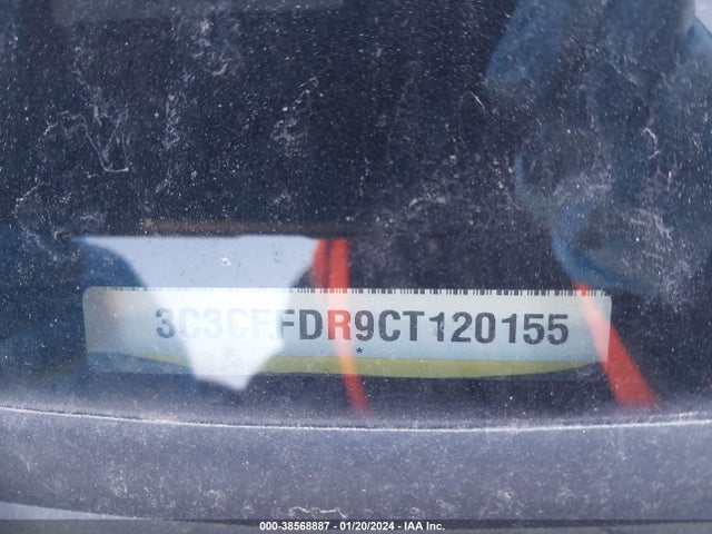 Aukcja sprzedaży 2012 Fiat 500c Pop, vin: 3C3CFFDR9CT120155, numer aukcji: 38568887