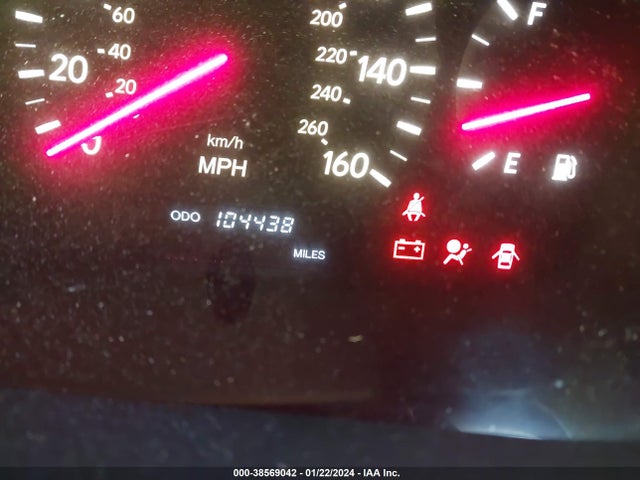 2001 LEXUS LS 430 VIN: JTHBN30F010040577