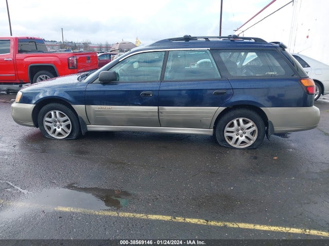 2003 SUBARU LEGACY OUTBACK VIN: 4S3BH675X37604575