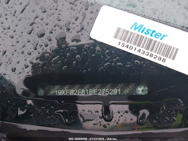 Honda CIVIC EX 2014 19XFB2F81EE275291 Image 9