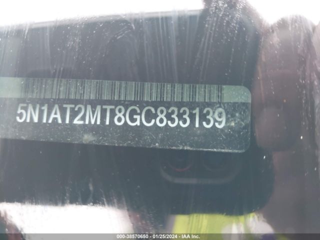 5N1AT2MT8GC833139 Nissan Rogue S/sl/sv