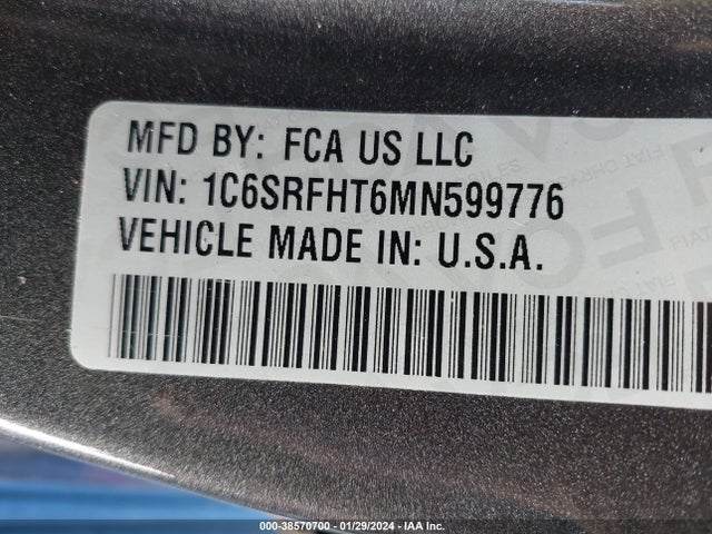 RAM 1500 Limited  4x4 5'7 Box 2021 1C6SRFHT6MN599776 Image 9