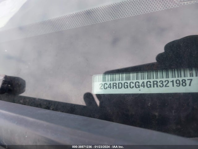 Dodge Grand Caravan Sxt 2016 2C4RDGCG4GR321987 Image 9