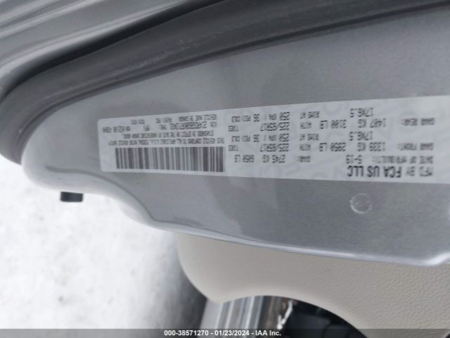 2C4RDGBG8KR713431 Dodge Grand Caravan Se
