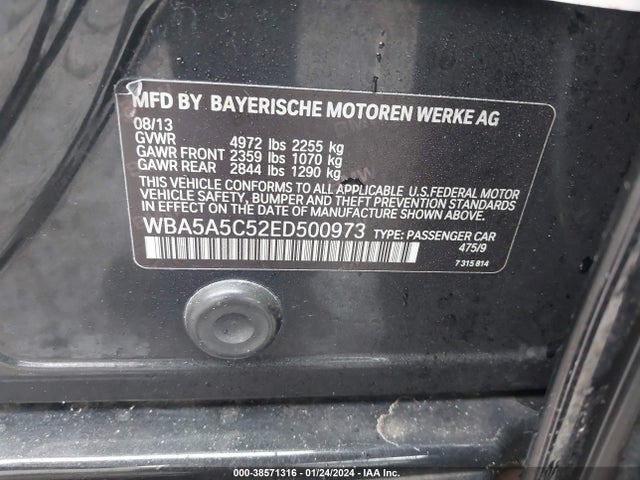 WBA5A5C52ED500973 BMW 528I