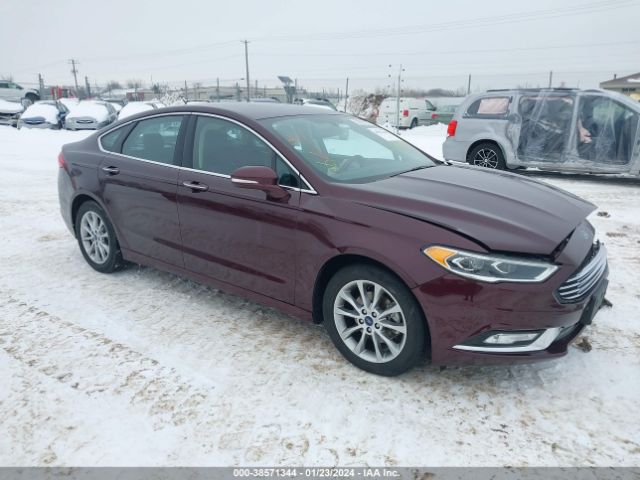 Ford FUSION SE 2017 3FA6P0HDXHR365624 Image 1