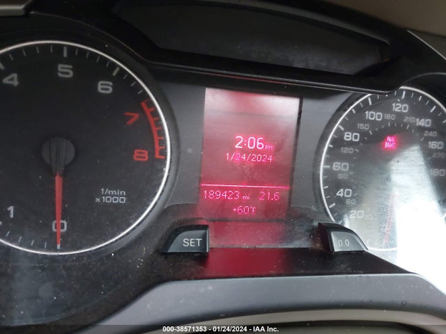 2009 AUDI A4 3.2 PREMIUM PLUS VIN: WAULK78K99N009119