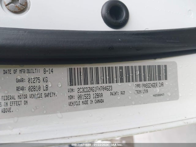 Dodge Challenger Sxt Or R/t 2015 2C3CDZAG1FH704623 Image 9