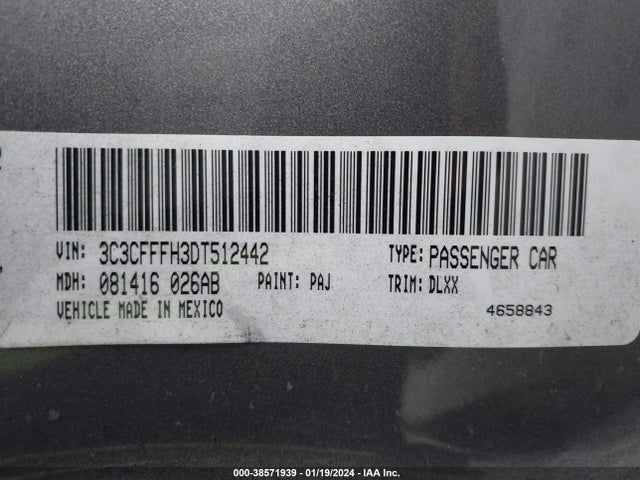 2013 FIAT 500 3C3CFFFH3DT512442 Photo 8