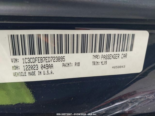 1C3CDFEB7ED723895 Dodge DART GT