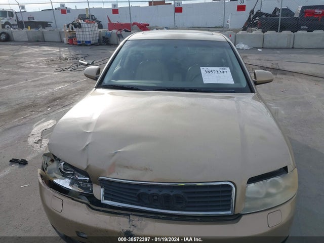 2002 AUDI A4 1.8T VIN: WAUJC68E72A313295
