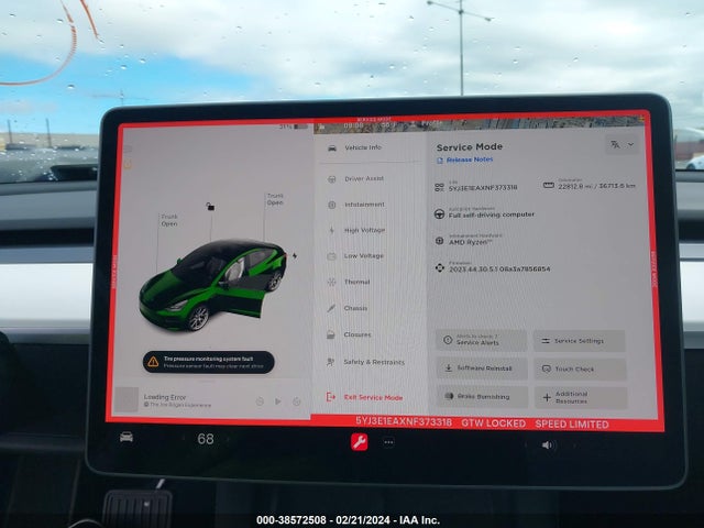 Tesla Model 3 Rear-wheel Drive 2022 5YJ3E1EAXNF373318 Image 18