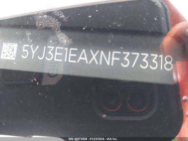 Tesla Model 3 Rear-wheel Drive 2022 5YJ3E1EAXNF373318 Image 9