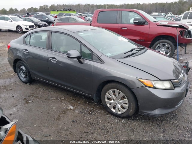 2012 HONDA CIVIC LX VIN: 2HGFB2F53CH583927