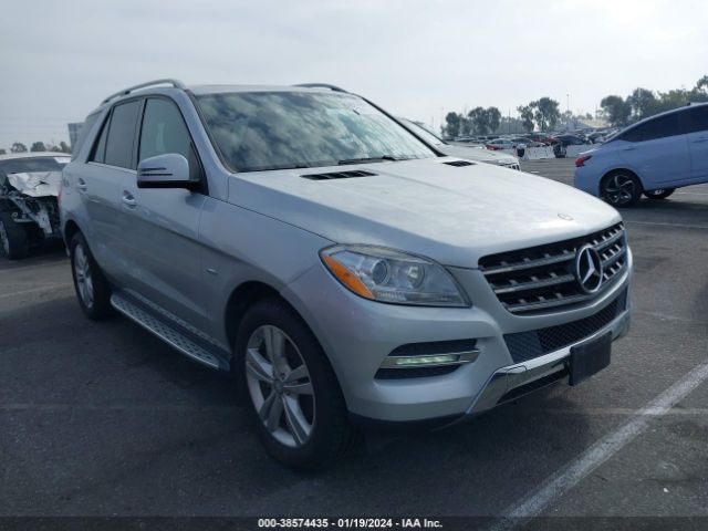 Auction sale of the 2012 Mercedes-benz Ml 350 4matic, vin: 4JGDA5HB7CA021584, lot number: 38574435