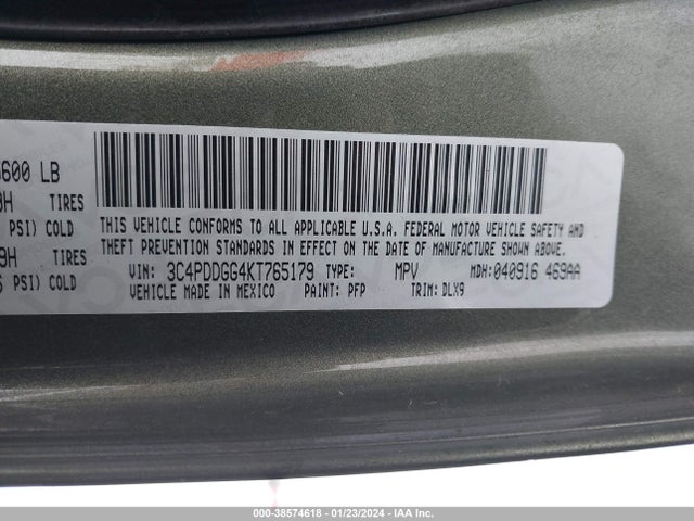 Dodge Journey Crossroad Awd 2019 3C4PDDGG4KT765179 Image 9