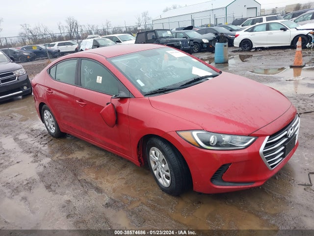 2017 HYUNDAI ELANTRA SE VIN: 5NPD74LF1HH063742