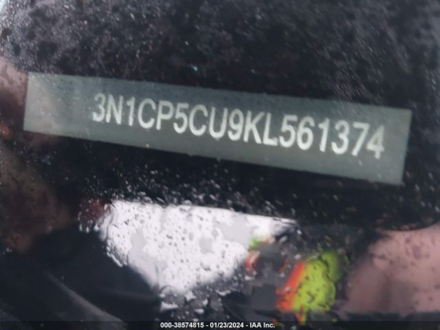 3N1CP5CU9KL561374 Nissan KICKS SV