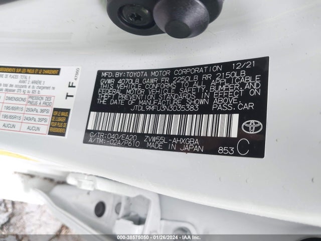 JTDL9MFU3N3035383 Toyota Prius Nightshade Edition Awd-e