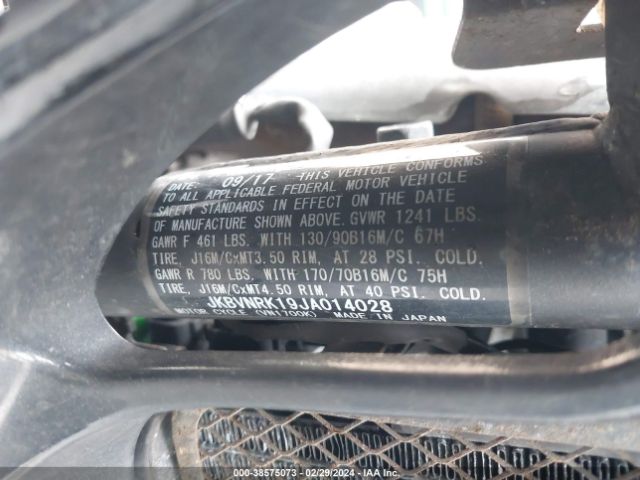 2018 KAWASAKI VN1700 JKBVNRK19JA014028 Photo 9