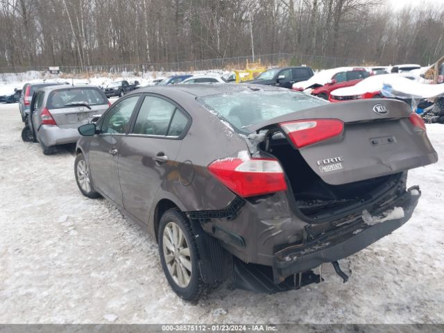 KNAFX4A63E5074827 KIA FORTE LX