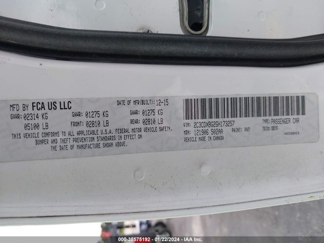Dodge Charger Se 2016 2C3CDXBG2GH173257 Image 9