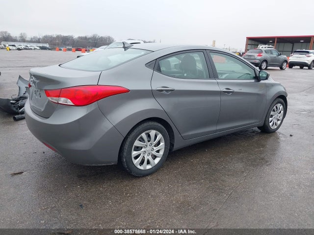 2012 HYUNDAI ELANTRA GLS VIN: 5NPDH4AE2CH078055