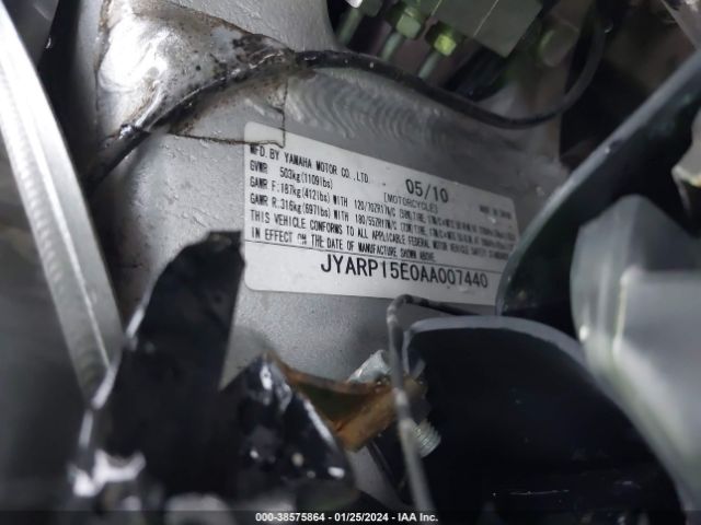 2010 YAMAHA FJR1300 JYARP15E0AA007440 Photo 9