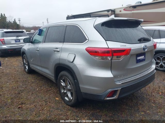 5TDDGRFHXJS050059 Toyota Highlander Hybrid Limited Platinum