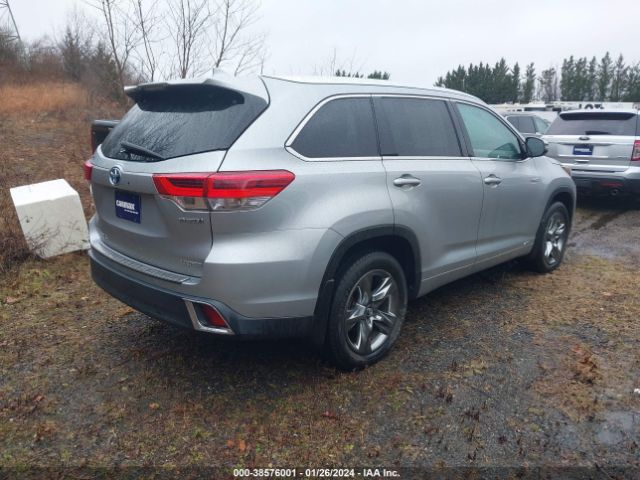 5TDDGRFHXJS050059 Toyota Highlander Hybrid Limited Platinum