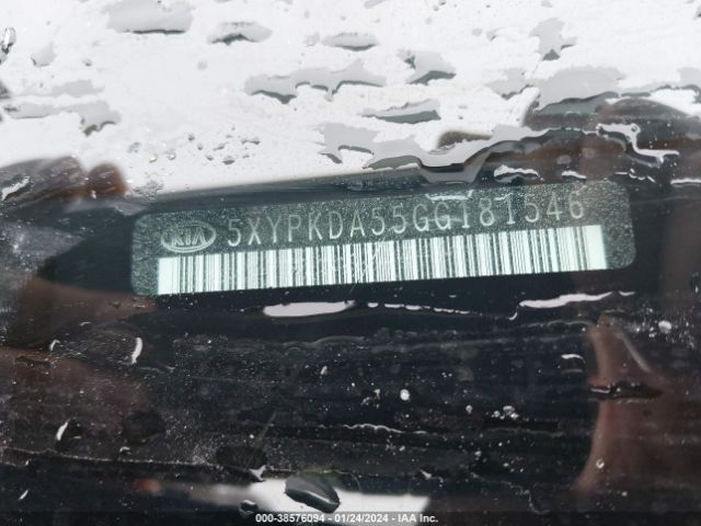 5XYPKDA55GG181546 KIA Sorento 3.3l Sxl