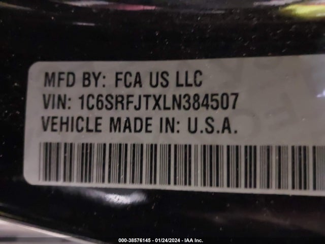 RAM 1500 Laramie  4x4 5'7 Box 2020 1C6SRFJTXLN384507 Image 9