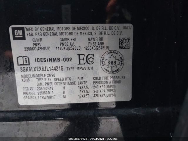 3GKALXEX6JL144316 GMC Terrain Denali