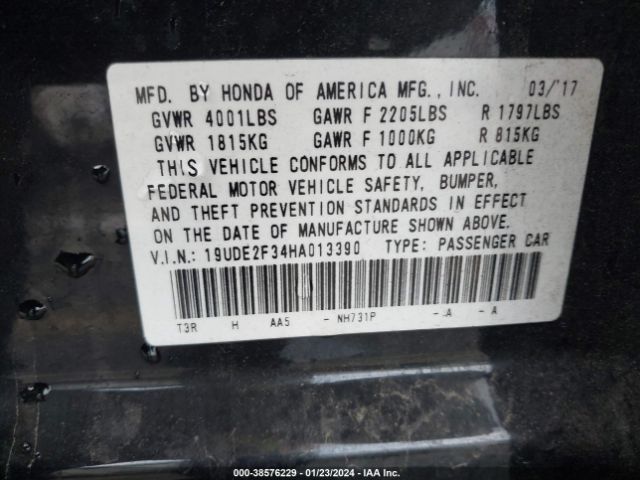 19UDE2F34HA013390 Acura Ilx Acurawatch Plus Package