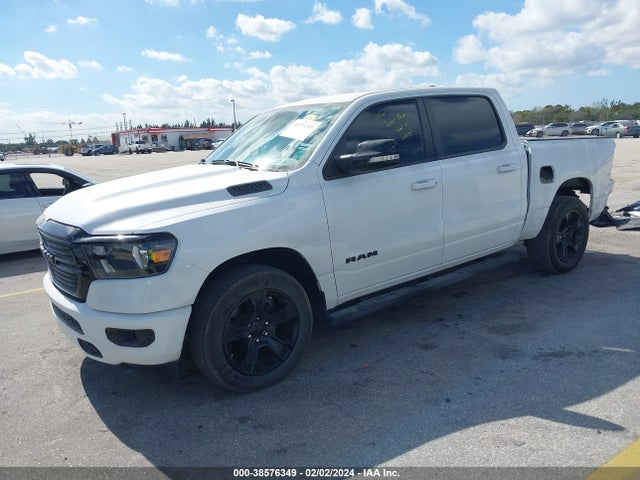 2021 RAM 1500 BIG HORN 4X2 5'7 BOX VIN: 1C6RREFT5MN543341