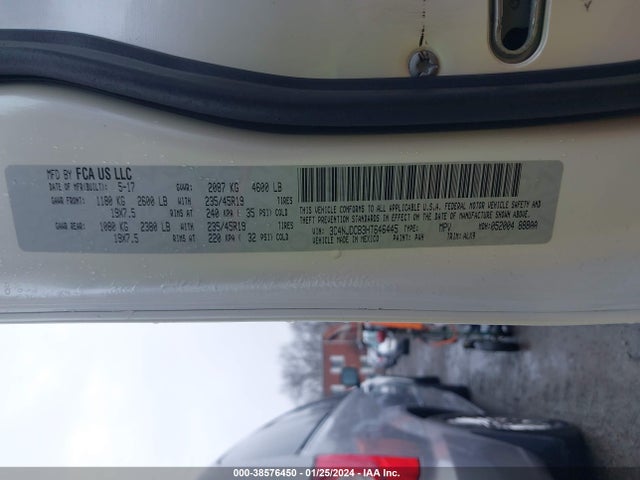 3C4NJDCB3HT646445 Jeep New Compass Limited 4x4