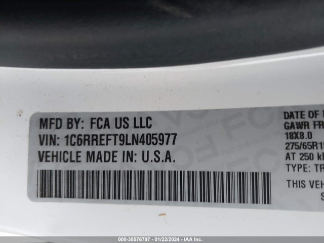 RAM 1500 Lone Star  4x2 5'7 Box 2020 1C6RREFT9LN405977 Image 9