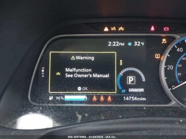 1N4AZ1BV1PC550086 Nissan Leaf S 40 Kwh