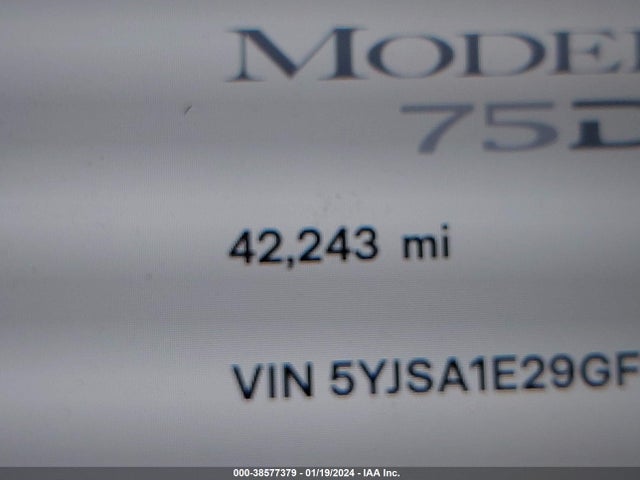 Tesla MODEL S 2016 5YJSA1E29GF169371 Image 28