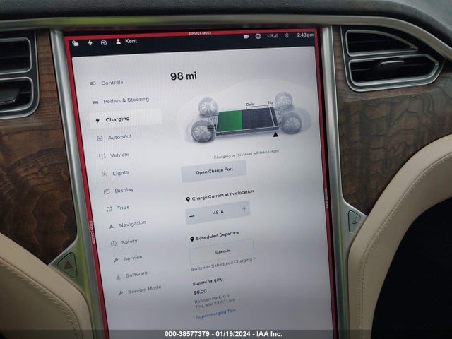 Tesla MODEL S 2016 5YJSA1E29GF169371 Image 30