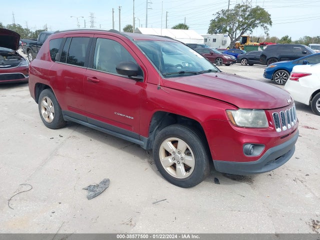 2014 JEEP COMPASS SPORT VIN: 1C4NJCBA9ED537685