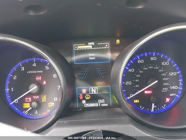 2017 SUBARU OUTBACK 2.5I PREMIUM VIN: 4S4BSAFC4H3404595