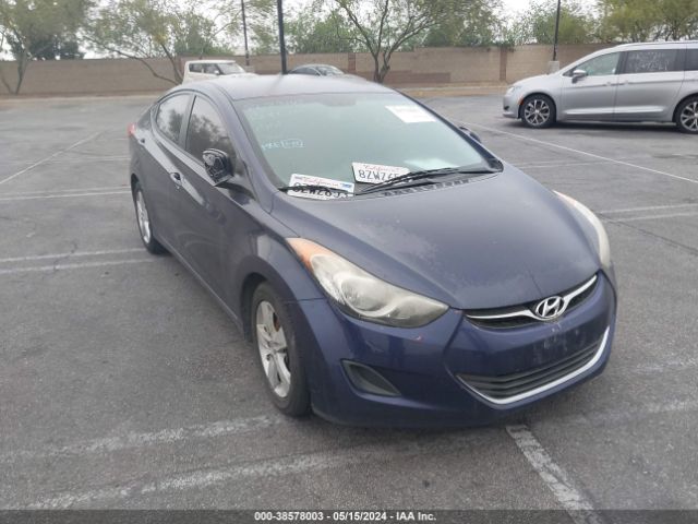 Auction sale of the 2013 Hyundai Elantra Gls, vin: 5NPDH4AEXDH306272, lot number: 38578003