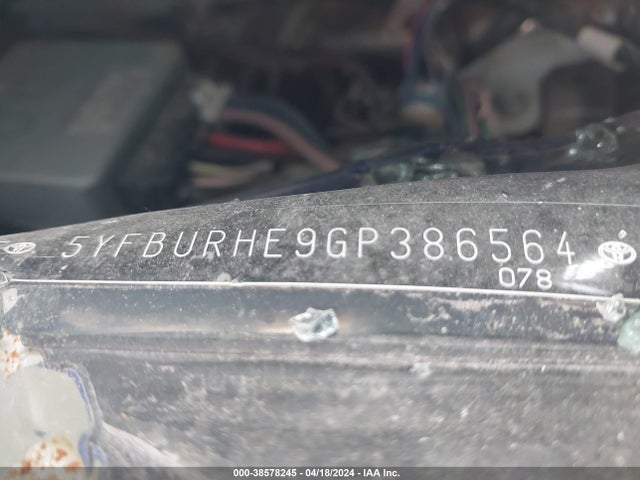 Toyota Corolla S Premium 2016 5YFBURHE9GP386564 Image 9