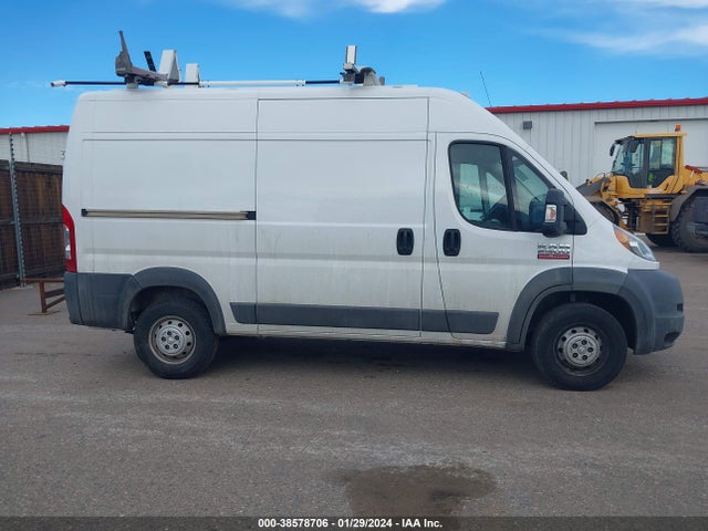 2017 RAM PROMASTER 2500 HIGH ROOF 136 WB VIN: 3C6TRVCG9HE514822