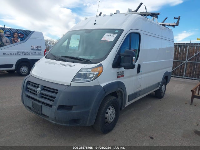 2017 RAM PROMASTER 2500 HIGH ROOF 136 WB VIN: 3C6TRVCG9HE514822