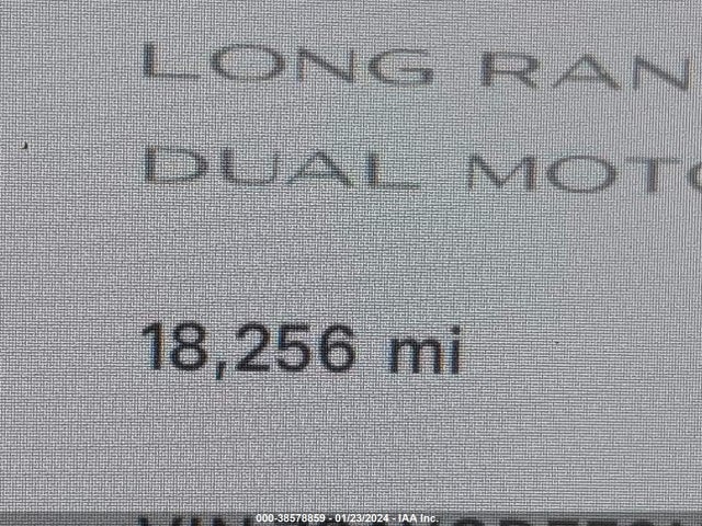 2022 TESLA MODEL Y LONG RANGE DUAL MOTOR ALL-WHEEL DRIVE VIN: 7SAYGDEE0NF314446