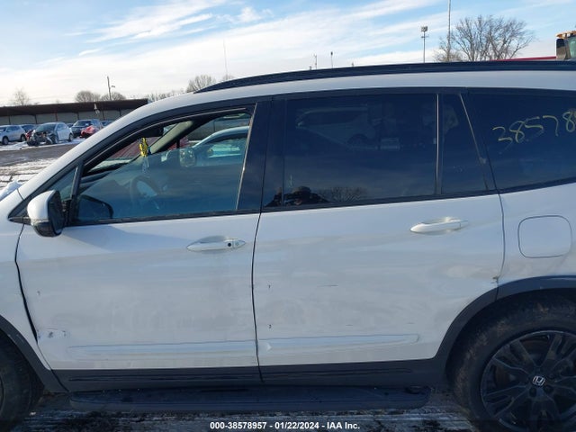 2022 HONDA PILOT AWD BLACK EDITION VIN: 5FNYF6H70NB073237