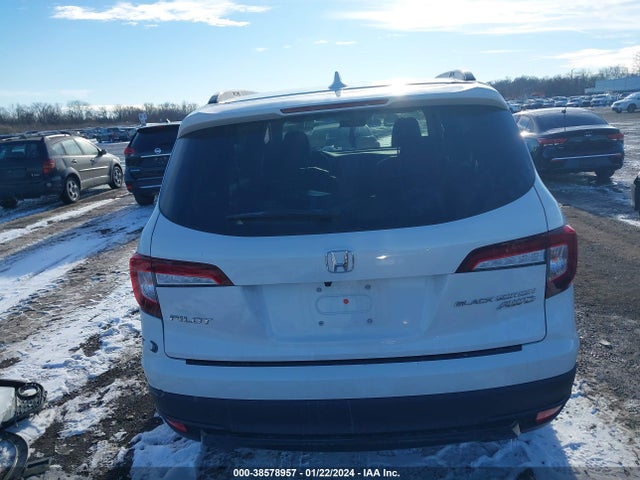 2022 HONDA PILOT AWD BLACK EDITION VIN: 5FNYF6H70NB073237